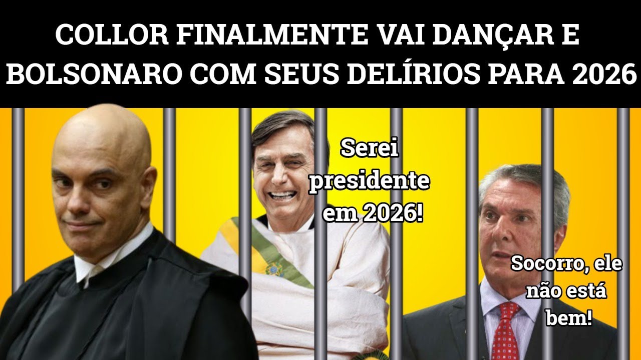 O plano de Bolsonaro para 2026 | A condenação de Collor no STF | Membro do MBL tumultua universidade