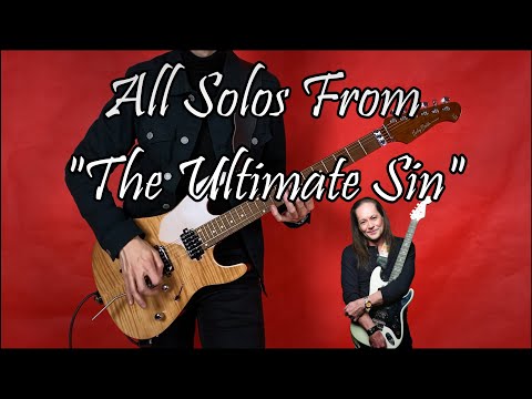 Jake E. Lee All Solos From “The Ultimate Sin” Album Cover