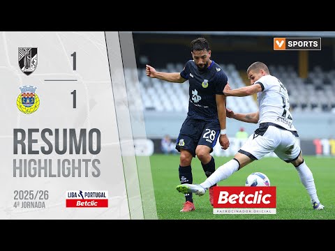Resumo: Vitória SC 1-1 Arouca (Liga 25/26 #4)