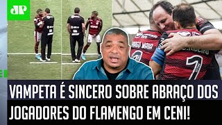 ‘Por%@, isso aí foi…’: Olha o que Vampeta falou do abraço dos jogadores do Flamengo em Rogério Ceni