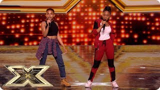 Double Trouble as Aaliyah Robinson &amp; Acacia K UNITE! | Auditions Week 2 | The X Factor UK 2018