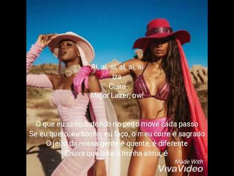 Iza with Ciara and Major Lazer - Evapora (Letra/Lyrics)