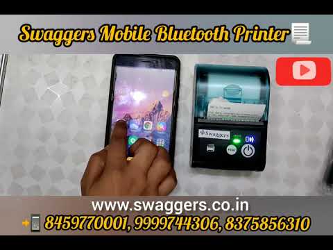 Swaggers Mobile Bluetooth Printer