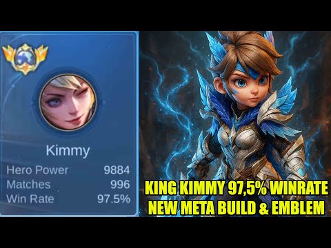 The most meta hero can make a 250x winstreak without losing - top global kimmy 97.5% win rate