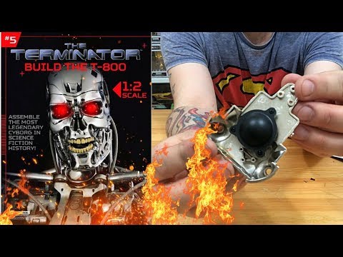 Build the Terminator  T-800 - Issue 5 - Lower Jaw Assembly  ( Speed Build )