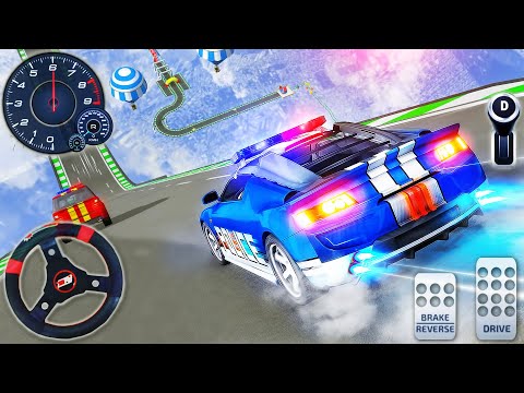 Police Car Mega Ramp Racing - Impossible Stunts Car Driving Simulator - Android GamePlay - YouTube