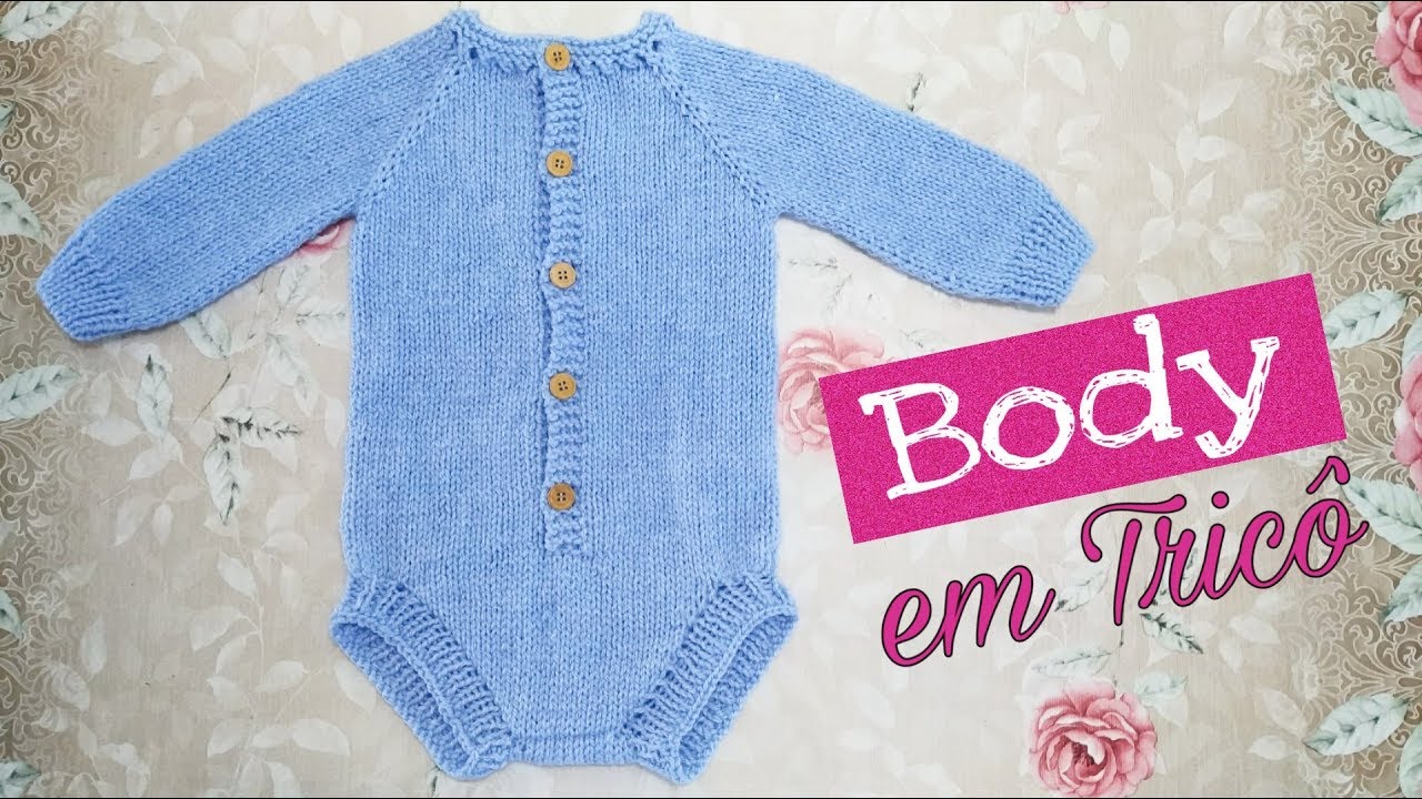 Body de Bebê em Tricô | Ana Alves