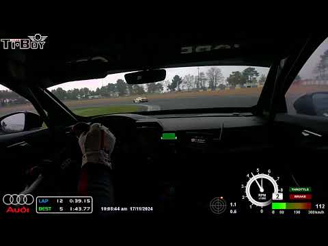 TI BOY circuit bugatti Audi RS3 LMS Gen 2 meilleur tour 1min4358