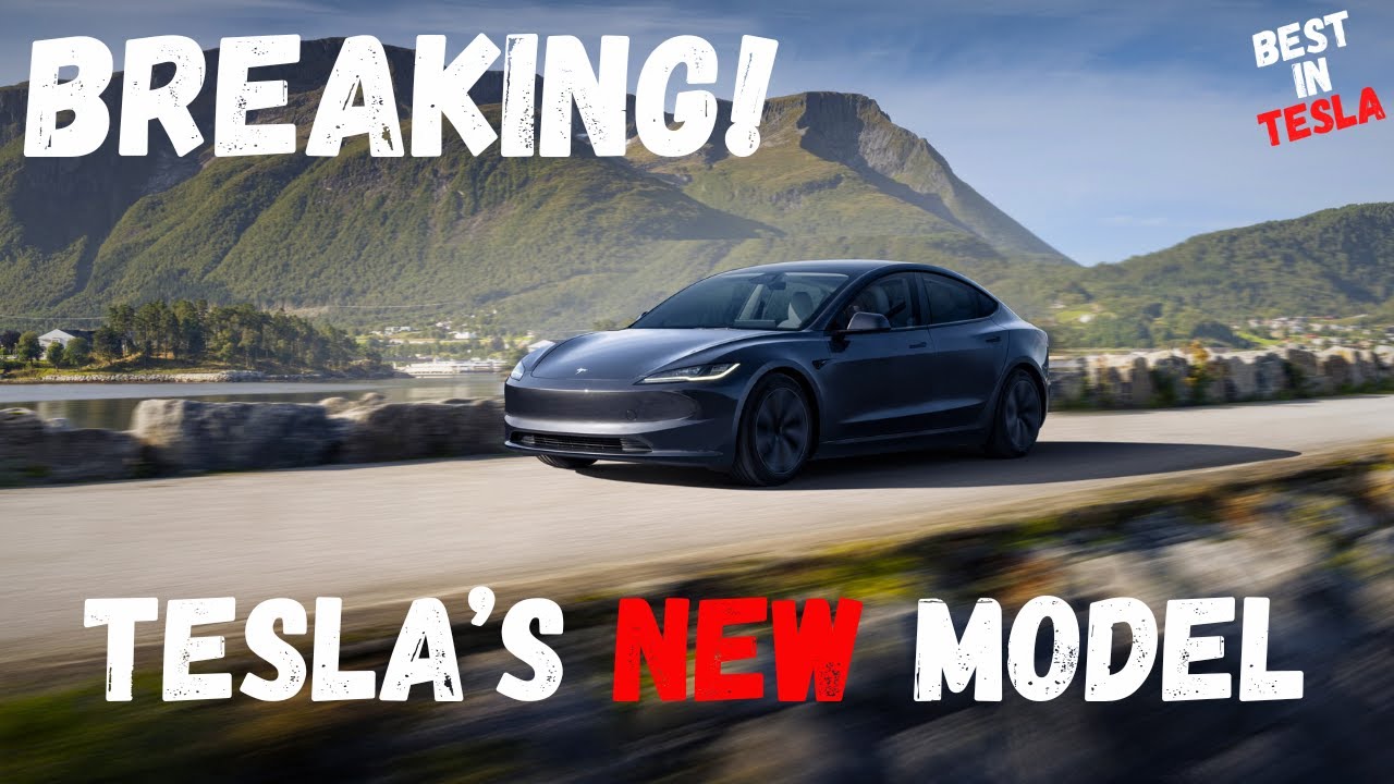 Tesla NEW Model - Most efficient EV available in Europe! - FSD drives the Cybertruck off road