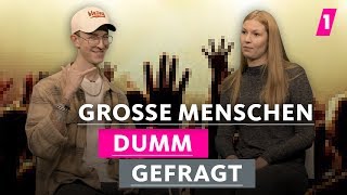 Ist an großen Menschen alles so groß?