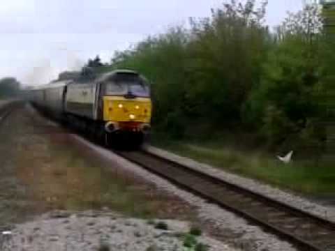 Prestatyn 18.5.13 - Northern Belle passing through - Class 47 's