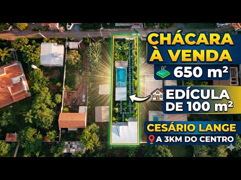 Chácara à Venda em Cesário Lange | R$ 360 mil