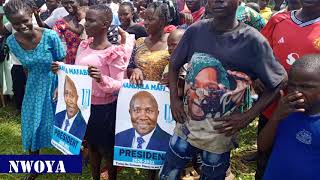 Acholi people Welcome Nandala in Nwoya district 