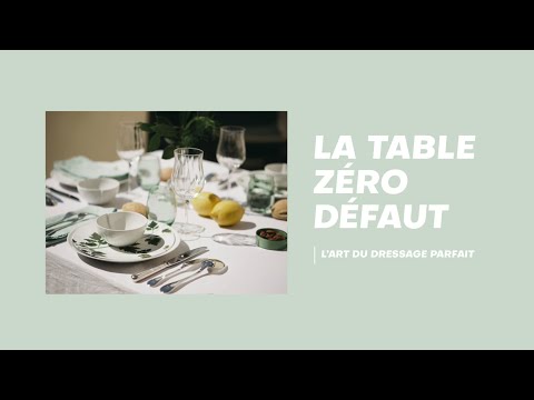 Les Arts de la Table - FOOD FACTS - Épisode 1 : Dresser une table zéro défaut avec Jérémy Côme