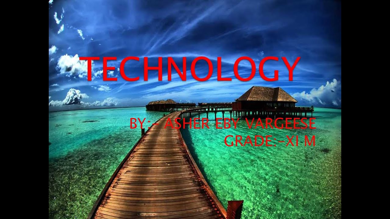 Technology ppt for digital fest.