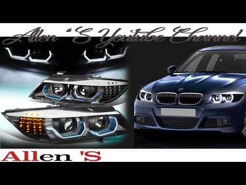 BMW SERIES 3D / M4 Style Headlights for E90 BMW 2006 - 2008