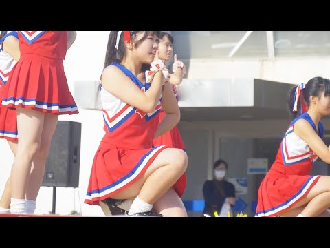 253「チアリーダー」 真っ赤ミニスカートからチラリと桃に食い込む黒が最高です！