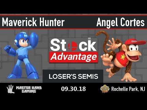 Stock Advantage 1 - Maverick Hunter (Mega Man) vs Angel Cortes (Diddy) - Loser's Semifinals