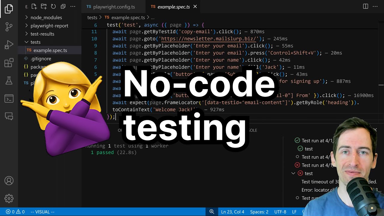 No code automation testing - Playwright Codegen tutorial!