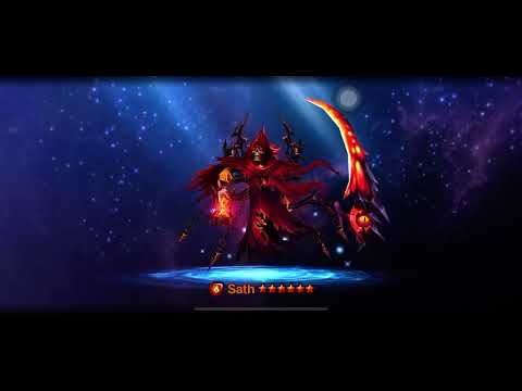 Ellia Summoners Wars | SECOND AWAKENING (2A) | Sath | Fire Grim Reaper