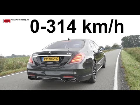 Mercedes-AMG S63: 0 - 314 km/h (195 mph) TOP SPEED!