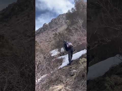 Ala Archa National Park #trekking #snowycaps #feelslikewinterinspring #limberup #snowclimb