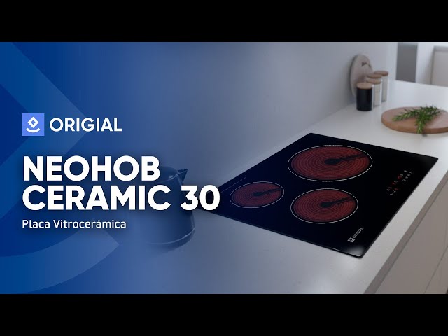 Origial NEOHOB CERAMIC 30 Placa vitrocerámica, 5400W, 3 zonas de cocción video