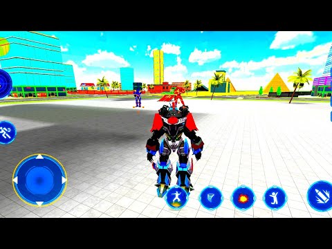 ROBOT BATTLE ON MARS : MULTIPLE ROBOT TRANSFORMATION GORILLA BUS CAR - level 2 - Android gameplay