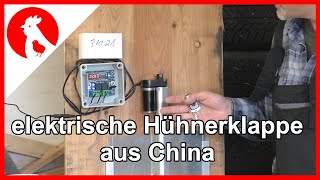 072 elektrische Hühnerklappe made in China  -   Jensman and the Huhns