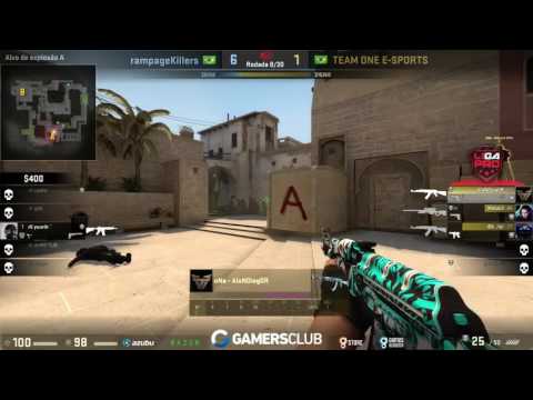 Liga Profissional Gamers Club #7 - Team One vs. Rampage Killers (Mirage)