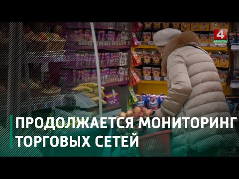 В торговых объектах и магазинах Гомельщины продолжается профсоюзный мониторинг цен видео