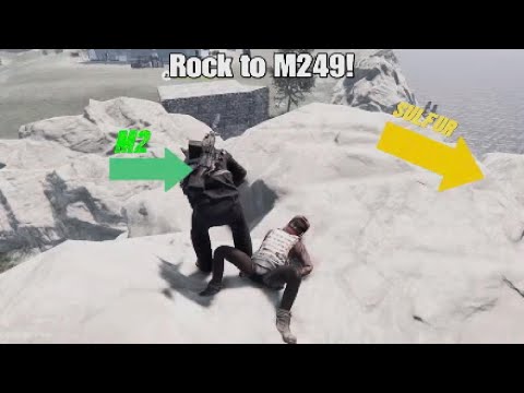 Rock to M249! - Console Rust