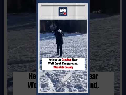 Wasatch County Helicopter Crash Wolf Creek 4 People On Board