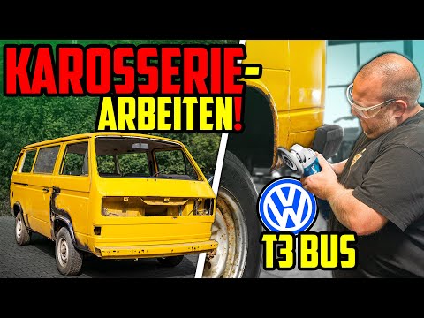 VERSTÄRKUNG aus der EIFEL! - VW T3 Bus - Wir bekämpfen den Rost!