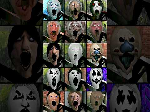 Angelene Spider Jumpscares Battle | 15 Granny Modes, Funny Moments | #Shorts