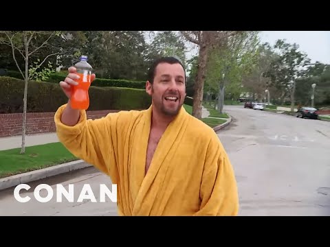 Adam Sandler Hunts Down Conan In Los Angeles | CONAN on TBS