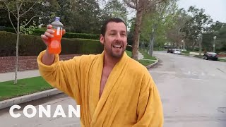 Adam Sandler Hunts Down Conan In Los Angeles | CONAN on TBS