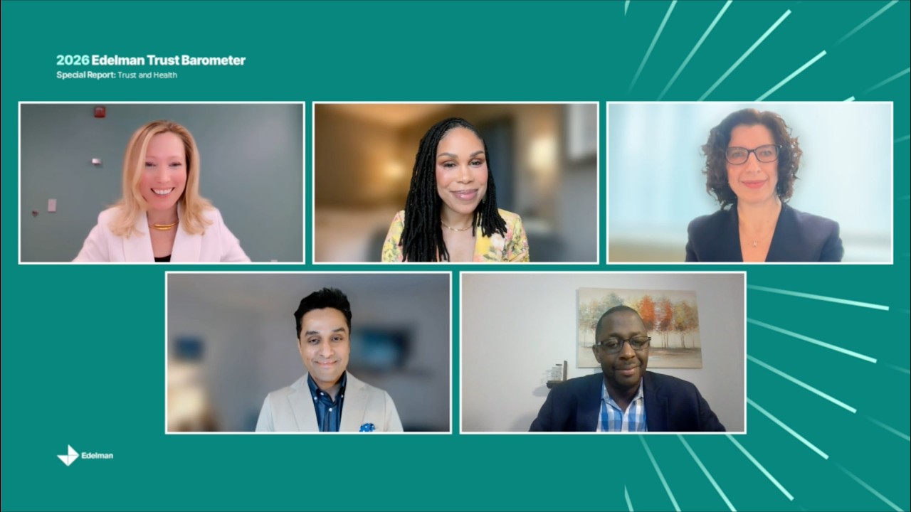2026 Edelman Trust Barometer Special Report: Trust and Health Launch Event