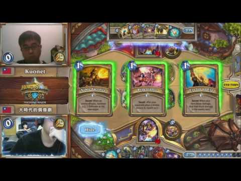 《爐石戰記》台中大賽 32強 Kuonet VS 大時代的偶像劇 鍋貼大大是不是也覺得爐石是款真正的運氣遊戲呢?