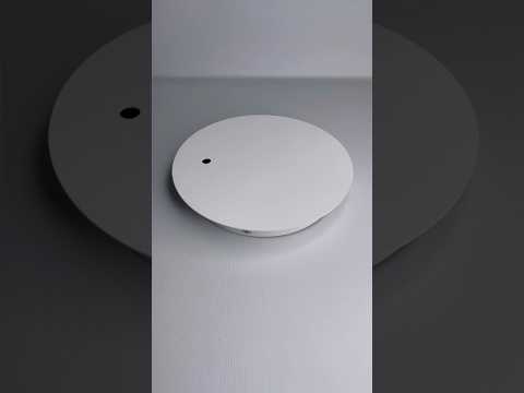 Розетка стельова під блок живлення біла D180 та диск 220 з отвором 10 мм