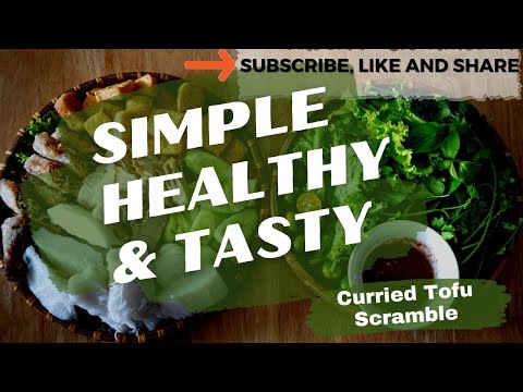 Simple Keto Recipes - Curried Tofu Scramble