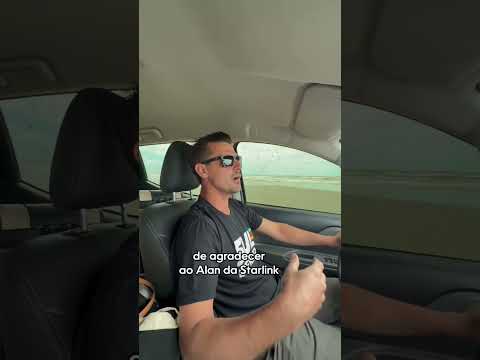 Travessia na maior praia do mundo! Cassino ao Chuí no Rio Grande do Sul! 🇧🇷 #starlink #spacex