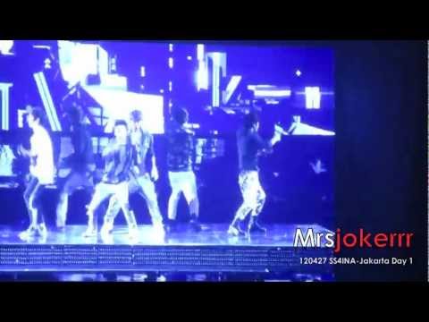 [Fancam] 120427 SS4INA Day 1 EXO M - History (another short clip)