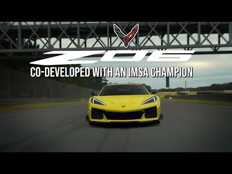 C8 Corvette Z06 Promo! The Z06 is codeveloped with an IMSA Champion! It's a street legal race car!