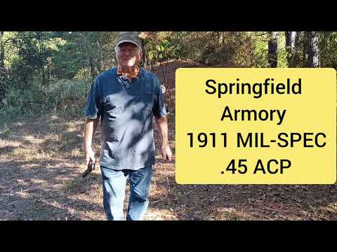 Shooting Review of my Springfield Armory 1911 MIL-SPEC .45 ACP