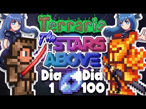 PASSEI 100 DIAS NO TERRARIA THE STARS FROM ABOVE (MASTER MODE)