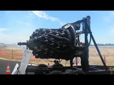 Pratt and Whitney Wasp 4360 Start-up