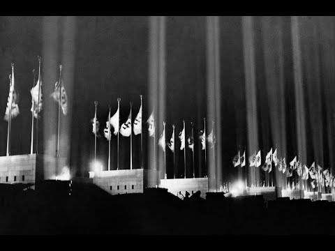 RARE Nazi Rally Photos: Cathedral of Light 1937
