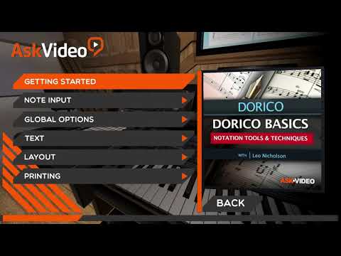 Basics Guide for Dorico : Nota Video