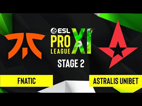 CS:GO - Astralis UNIBET vs. Fnatic [Dust2] Map 1 - ESL Pro League Season 11 - Stage 2